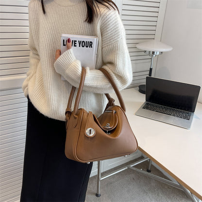 Lindy Bag Doctor Bag Large Capacity Underarm Bag  New Shoulder Handbag European and American Fashion Versatile Women's Bag