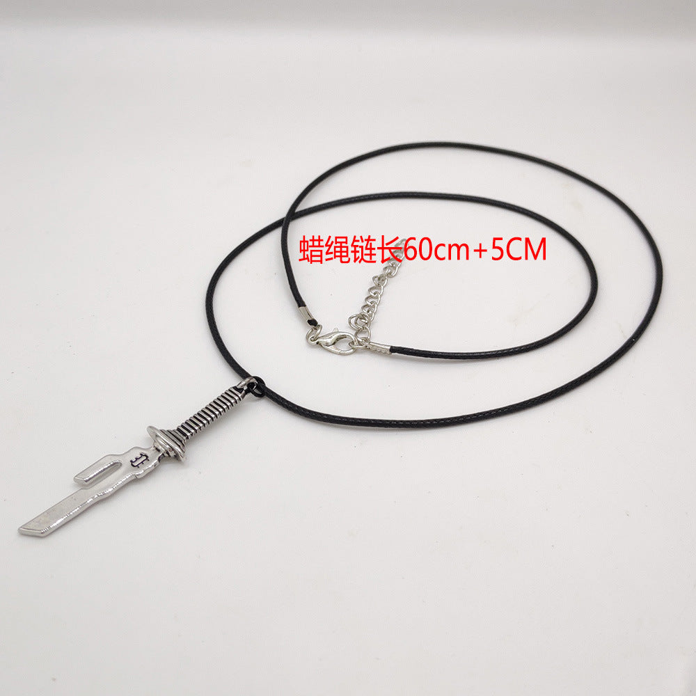 vakkv Cursing Back to Battle Necklace Huaiyu Folding Yufu Black Zerwanli Lock Necklace Bracelet Pendant Necklace Cos Jewelry