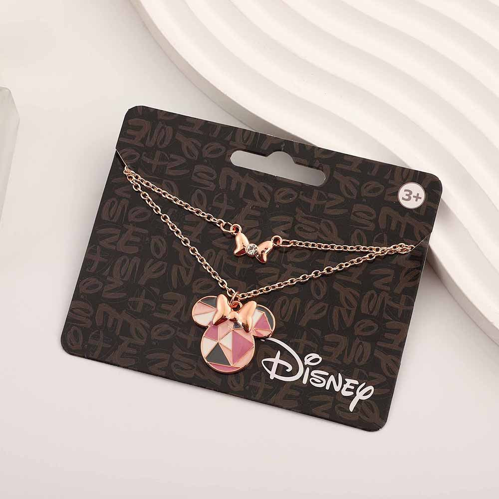 vakkv Cross-Border Hot Mickey Necklace Niche Children's Hip Hop Texture Punk O-Shaped Chain Metal Fashion Brand Design Necklace