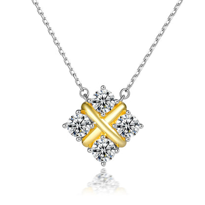 Popular HOTan and NEWn XINGX S925 Sterling Silver Necklace Women's All-Match Xiangjia Ka Home Jewelry Butterfly Pendant