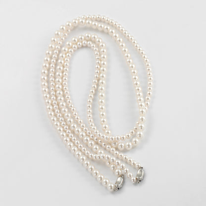 120cm Pearl Necklace Multi-Wear Perfect Circle Imitation Shijia Necklace Twin High-Grade Women's All-Matching Long Sweater Chain