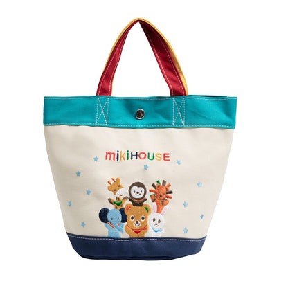 VAKKV Spot miki children's handbag, Japanese cartoon bear letter logo handbag, mommy bag, one piece will be sent on behalf of you.