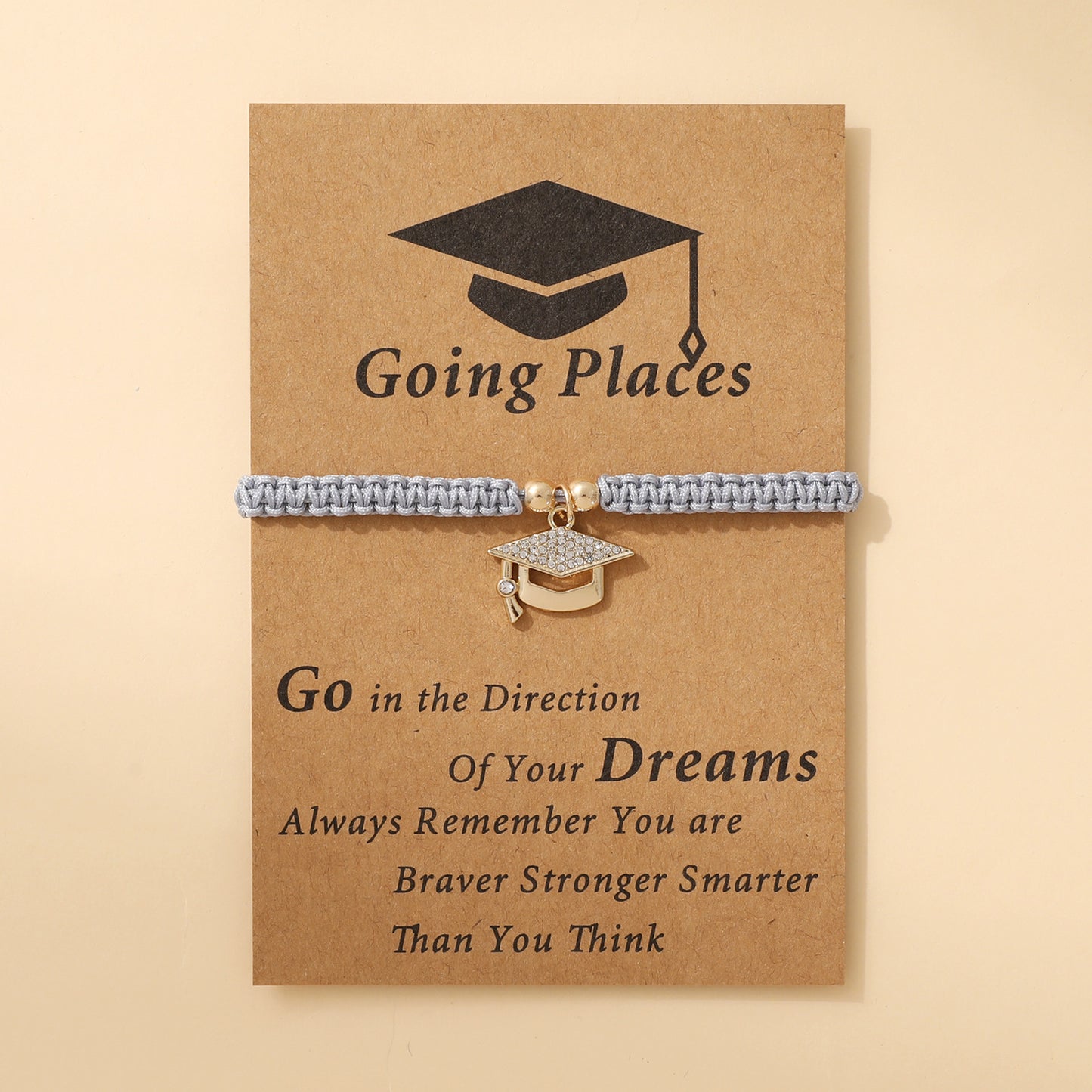 New Creative Design Graduation Commemorative Gift Alloy Diamond Doctorial Hat Graduation Season Necklace Wholesale