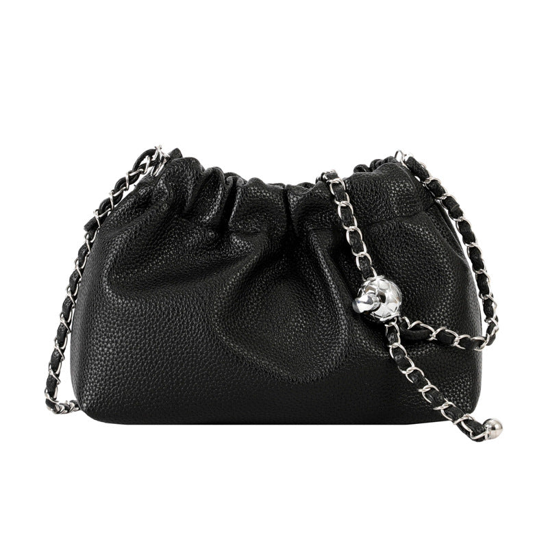 New Fashion Popular Cross-Border Trade Chain Special-Interest Shoulder Bag Cloud Bag All-Match Messenger Bag