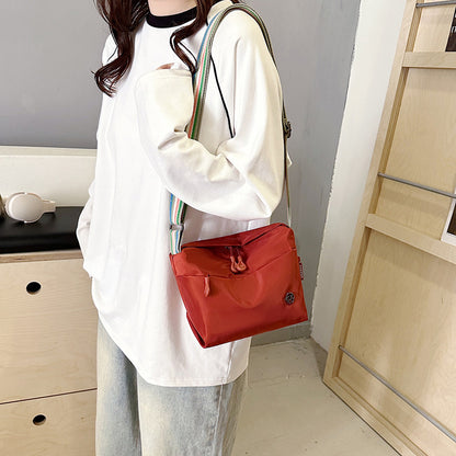 Cross-Border Fashion Small Square Bag New Trendy One-Shoulder Bag Women's Waterproof Lightweight Crossbody Bag Minimalism Small Shoulder Bag