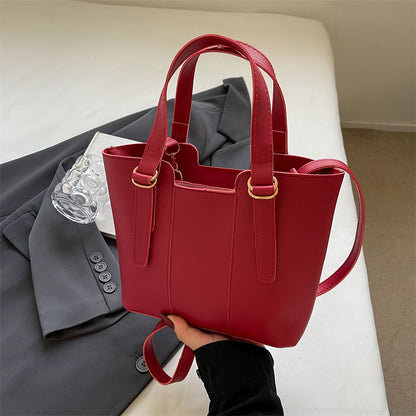 Fashion Simple Cross-Border Tote Bag Portable Women's Bag  New Bags Women's All-Match Shoulder Bag Women's Cross-Body Bag