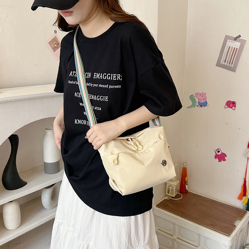 Cross-Border Fashion Small Square Bag New Trendy One-Shoulder Bag Women's Waterproof Lightweight Crossbody Bag Minimalism Small Shoulder Bag