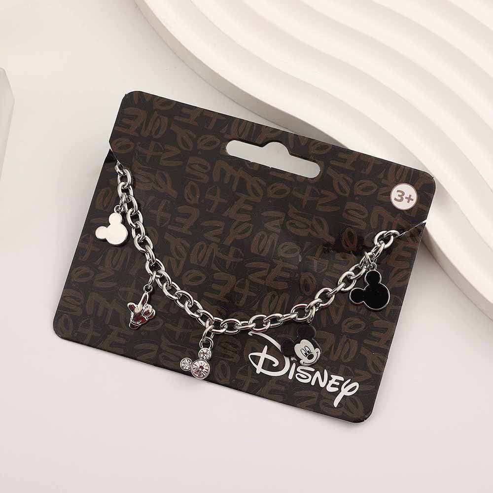 vakkv Cross-Border Hot Mickey Necklace Niche Children's Hip Hop Texture Punk O-Shaped Chain Metal Fashion Brand Design Necklace