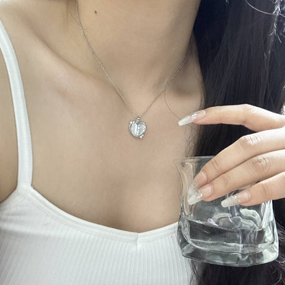 Minimalist Design Necklace Light Luxury Minority Bow High-Grade Clavicle Chain Female Necklace  New All-Matching Day