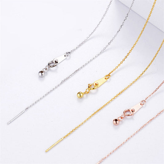 Emanco Adjustable Necklace DIY Combination Necklace Stainless Steel Necklace Women's Fashion Decorative Necklace