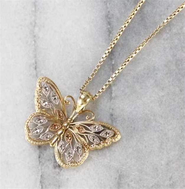 Factory Wholesale HOTan and NEWn Popular Copper Plating Gold Necklace Ornament Affordable Luxury Fashion Trendy Men and Women Jewelry Ornament Wholesale