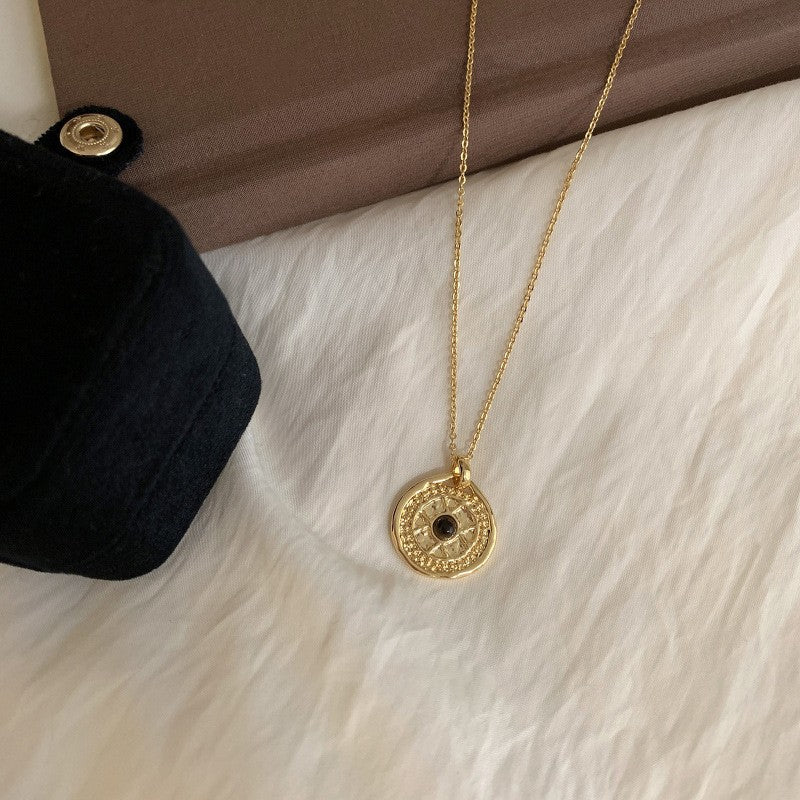 VAKKV Well Content Ball Necklace for Women, Non-Fading Niche High-Grade Sense All-Matching New Product Accessories Summer Clavicle Chain