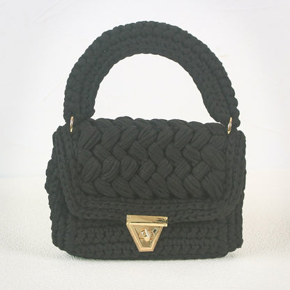 Xuan Ya Hand-Woven Women's Handbag Color Bag Women's Crossbody Chain Bag Cross-Border Handbag