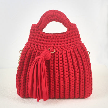 Xuan Ya Hand-Woven Women's Handbag Color Bag Women's Crossbody Chain Bag Cross-Border Handbag