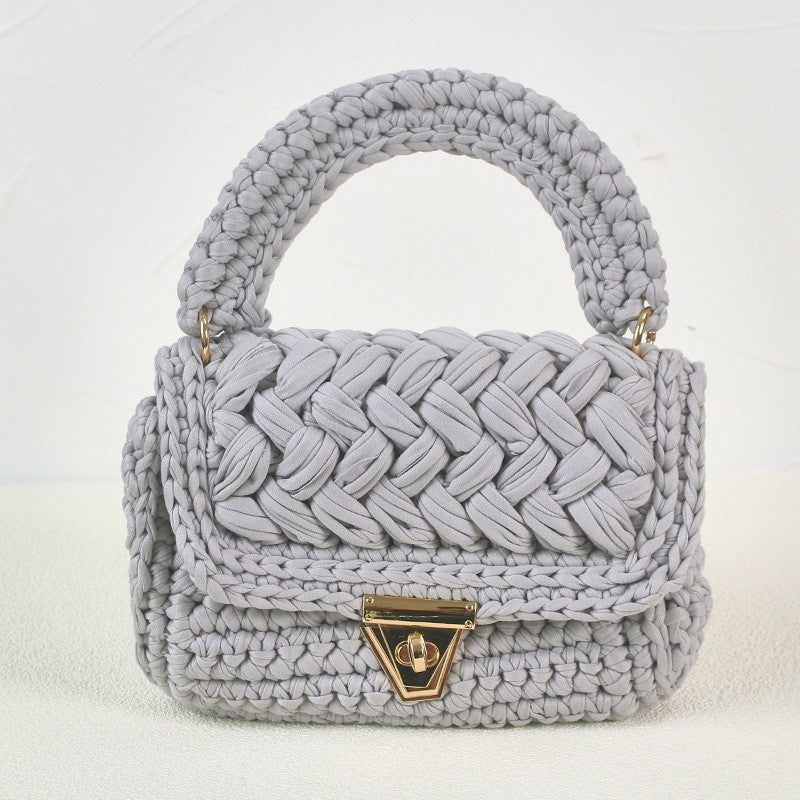 Xuan Ya Hand-Woven Women's Handbag Color Bag Women's Crossbody Chain Bag Cross-Border Handbag