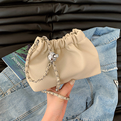 New Fashion Popular Cross-Border Trade Chain Special-Interest Shoulder Bag Cloud Bag All-Match Messenger Bag