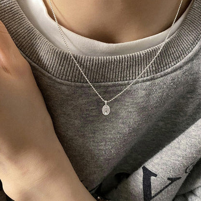 vakkv  Colorful Crystal String Beads Necklace Female Clavicle Chain Niche Design Simple Style Choker Necklace Summer  New