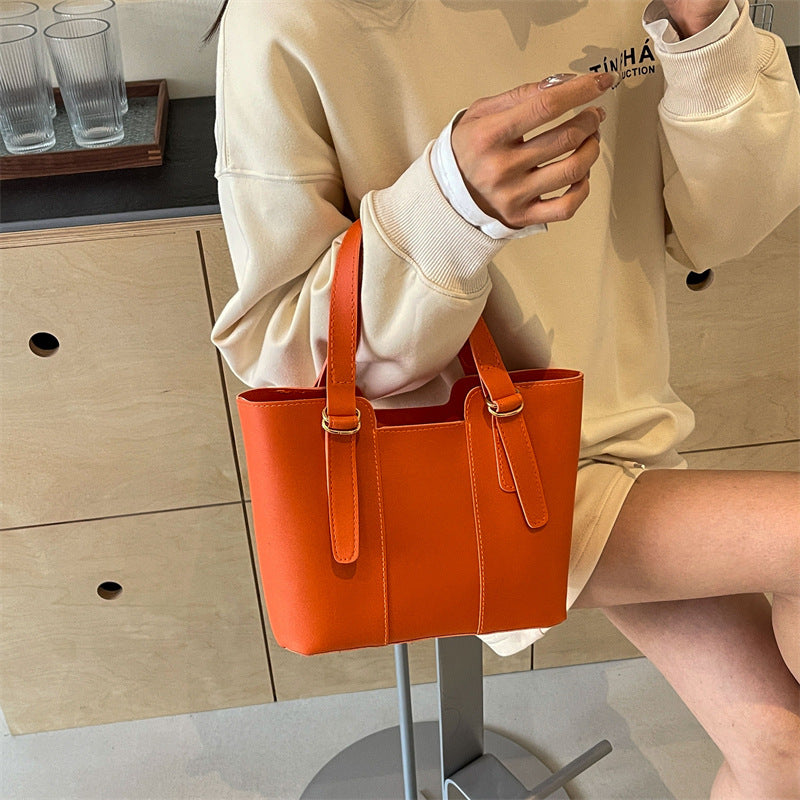 Fashion Simple Cross-Border Tote Bag Portable Women's Bag  New Bags Women's All-Match Shoulder Bag Women's Cross-Body Bag