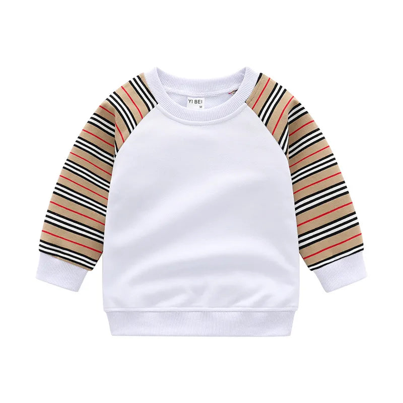 Baby Boys Girls Sweaters Sweatshirts Pullover Spring Autumn Kids Long Sleeve Sweatshirts Children Cotton Top