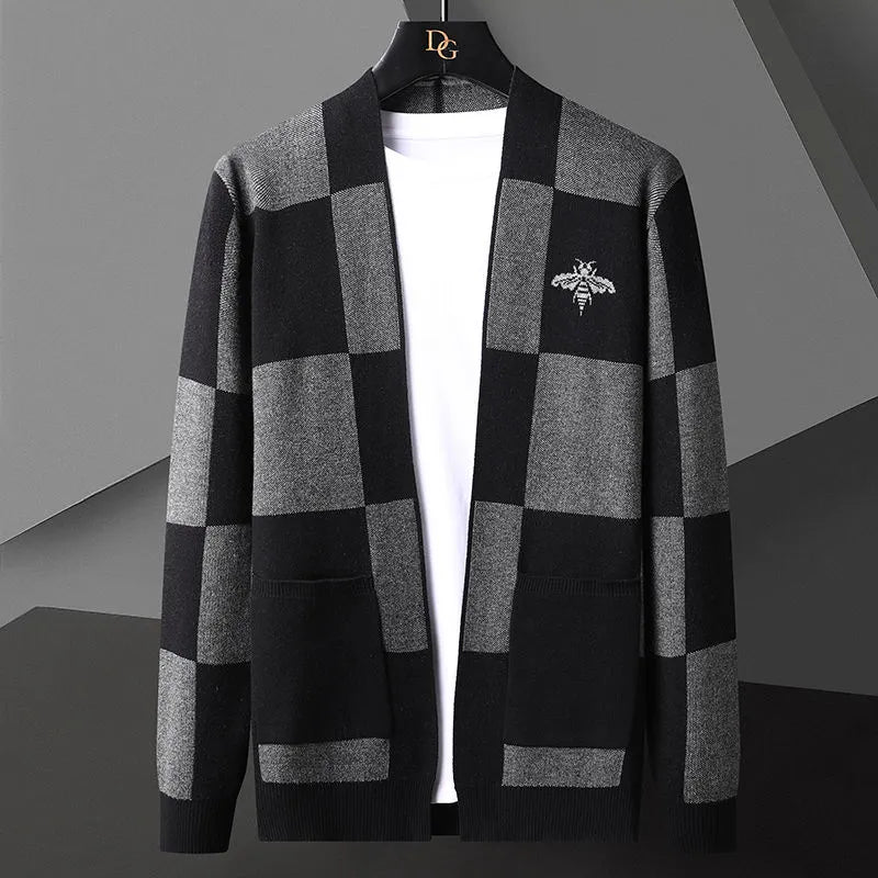 Men's Sweaters New Luxury GGity Letter Brand Designer Knitted Cardigan Sweater Brand Fashion Coat