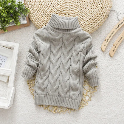Pullover Baby Cartoon Bear Casual Basic Sweater Crewneck Thick Kids Slouchy Soft Warm Wool Clothing for Boys Girls Autumn Winter Sweaters 221115