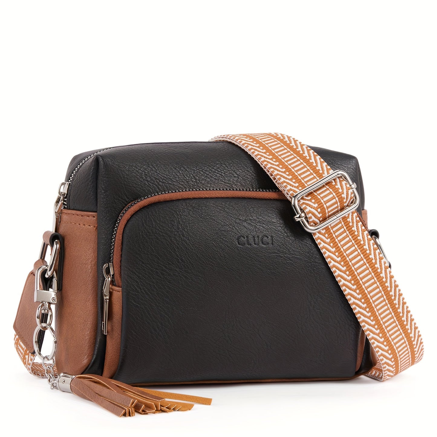 Stylish Vegan Leather Crossbody Handbags for Women - Adjustable Wide Strap, Comfortable, Spacious, and Trendy Purses with Multiple Compartments - Perfect for Daily Use, Travel, and Outdoor Activities