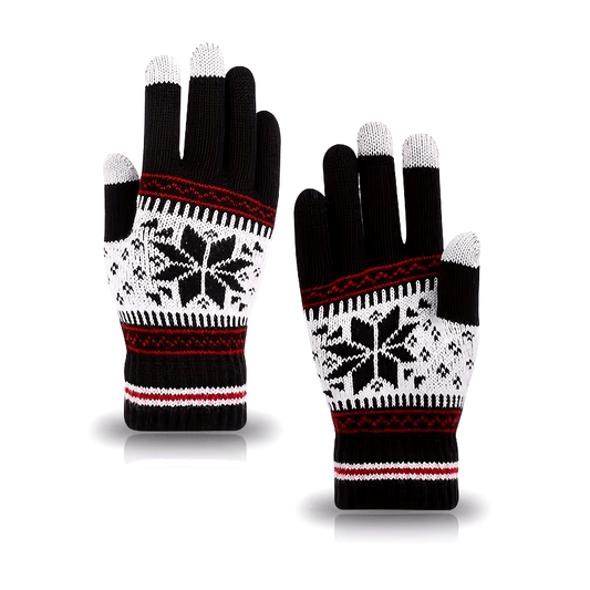 Winter Knitted Gloves, Texting Touch Screen Non-slip Gloves, Soft Warm Lined Gloves  For Tablet Tablet Smartphones