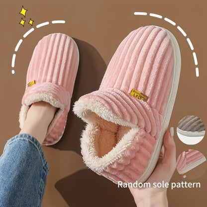 Cozy Slippers for Women - Soft, Plush Lined, Non-Slip, Closed Toe, Warm, and Comfortable Shoes for Mom and Pregnancy - Perfect for Bedroom, Indoor, and Cold Winter Days