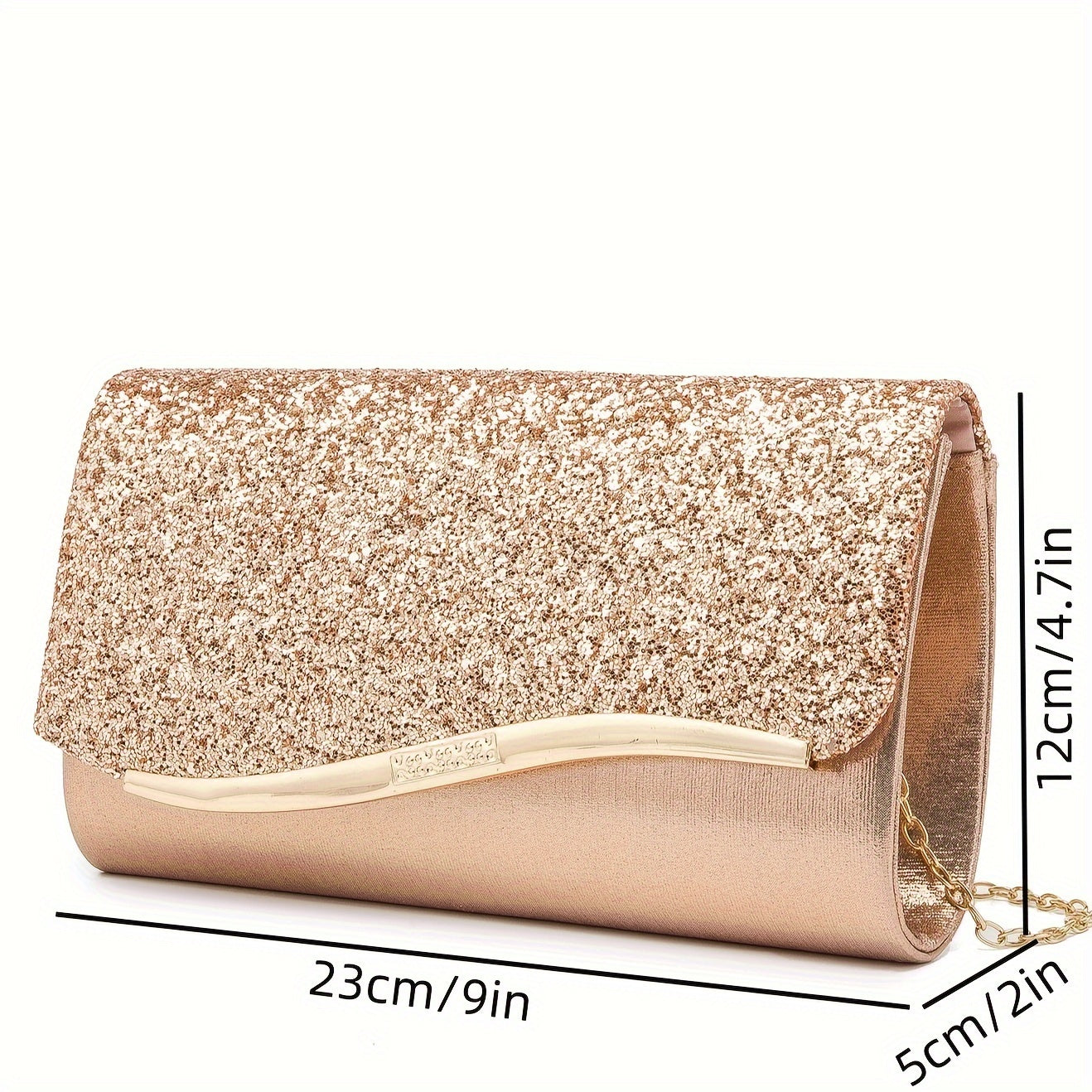 Luxurious Crystal Clutch Bag - Sophisticated Evening Purse with Dazzling Sparkling Crystal Embellishments, Stylish Handbag for Perfect Prom Nights, Formal Gatherings, Weddings, and Chic Party Celebrations - Bridal Party Essential and Elegant Accessory