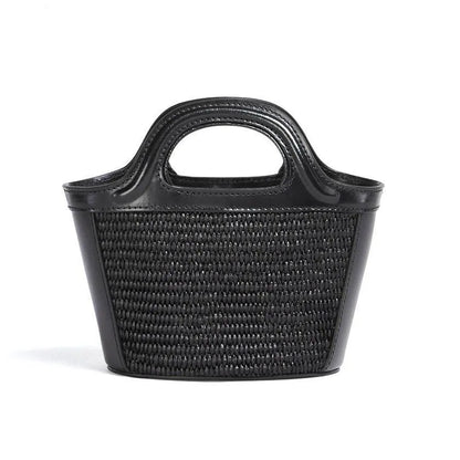 Fashion Mens Mini Tropicalia Micro Rattan Straw Bag Summer Raffias Weave Cross Body Designer Bags Luxury Handbag Lady Clutch Shoulder Totes Womens Travel Beach Bag