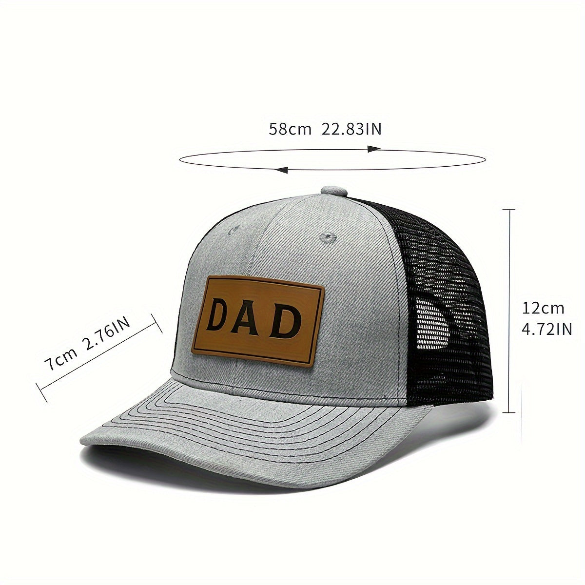 1pc Fashionable Dad Outdoor Hat - Stylish Design for Expressing Father's Love, Warmth, and Unique Personality - Perfect Gift for Father's Day, Outdoor Activities, and Casual Wear