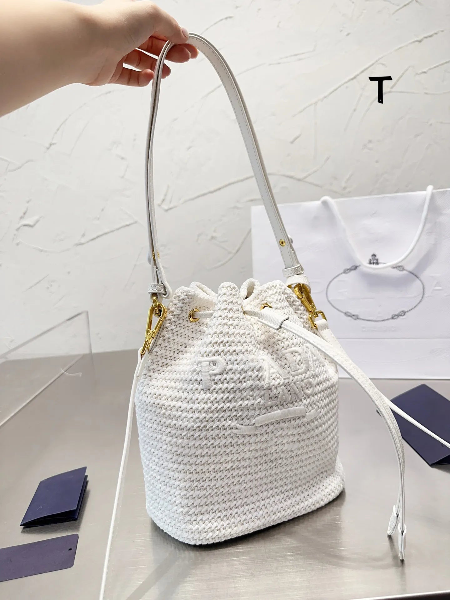 Woman Designer Bag Beach Bags Straw Bags Bucket Bag Nylon Shoulder Bags Hobos Chain Handbags Designer Crossbody Lady Small Totes