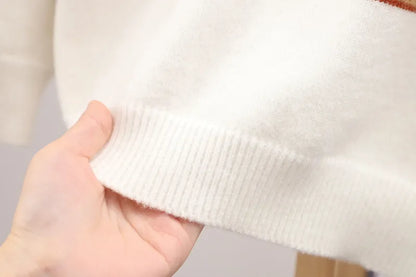 Spring New Baby Boys Girls Sweaters Turtleneck Striped Baby Kids Sweaters Soft Warm Long Sleeve Turtleneck Winter Sweaters