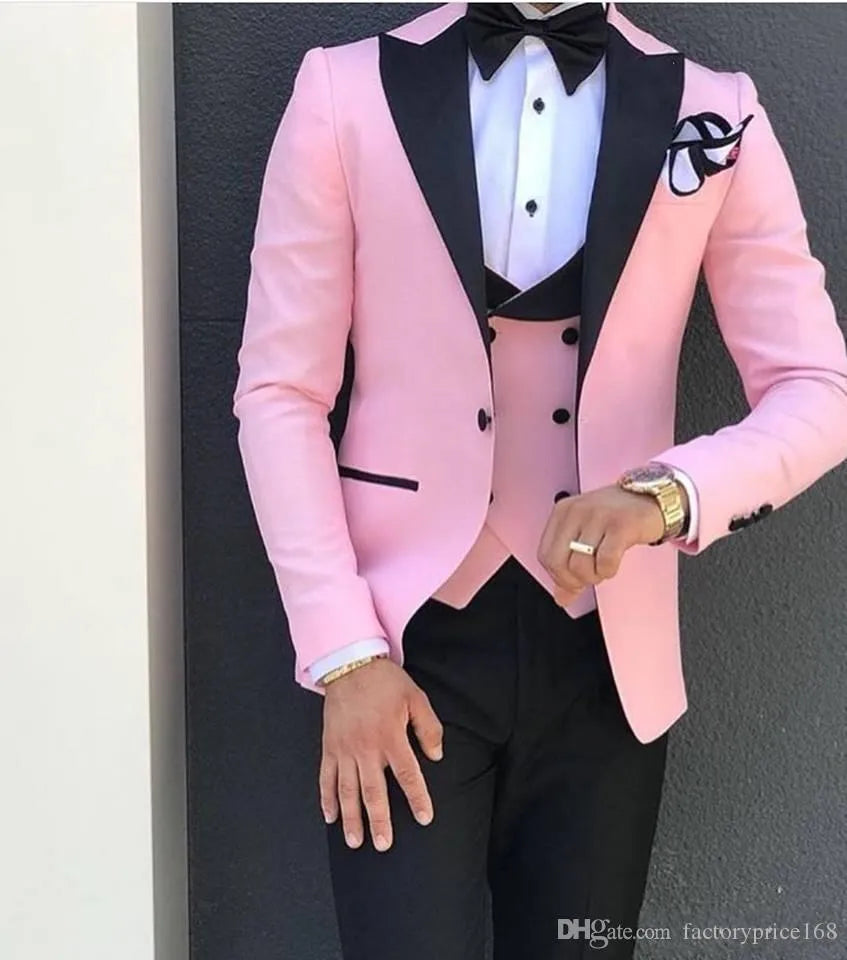 Customize Shawl Lapel Handsome White Groom Tuxedos Groomsmen Man Suit Mens Wedding Suits Bridegroom Jacket Pants Vest Tie 0001