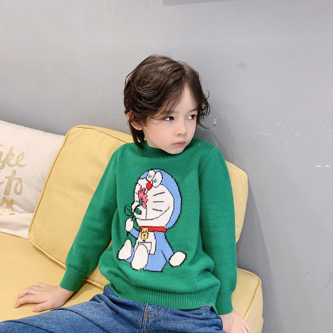 4 Colors Winter Sweater For Kids Girls Boys Autumn Baby Boy Knitting Pullovers Sweaters children Clothes