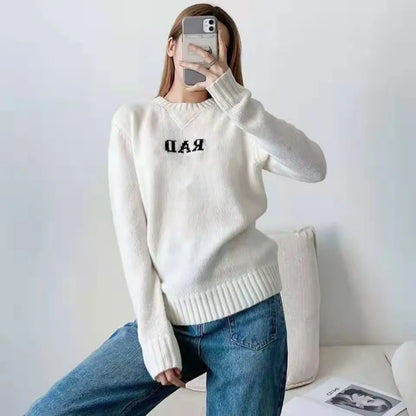 sweater men hoodie Men's designers Allover letter tech sweaters printed otton knit crewneck women letter Paris sportswear style