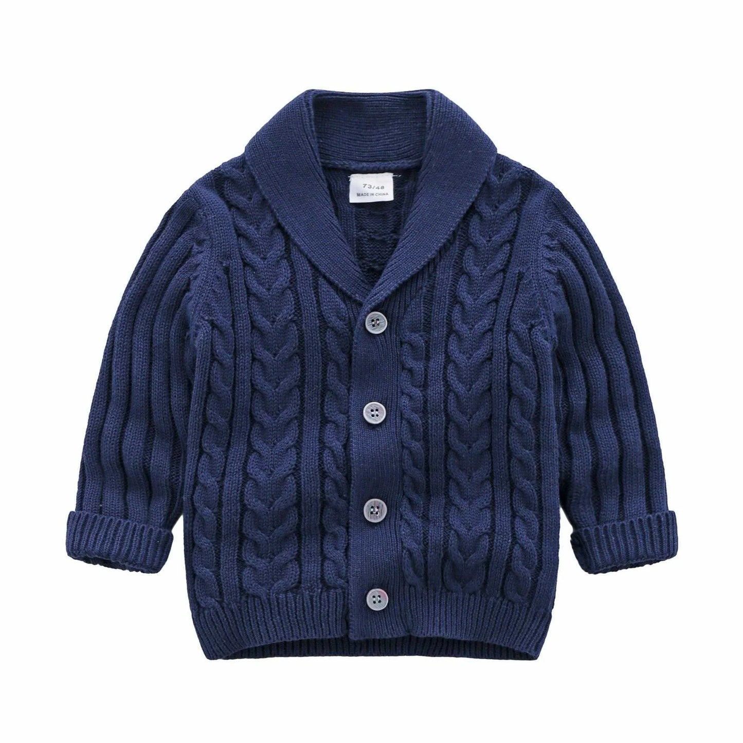 Baby Clothes  New Handsome Baby Boys Knitting Sweaters Children's 100% Cotton Cardigan Spring Autumn Outfit Coat Costumes Y1024