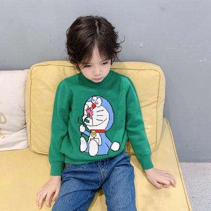 4 Colors Winter Sweater For Kids Girls Boys Autumn Baby Boy Knitting Pullovers Sweaters children Clothes