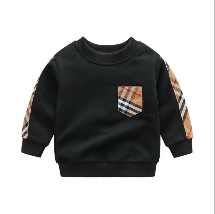 Baby Boys Girls Sweaters Sweatshirts Pullover Spring Autumn Kids Long Sleeve Sweatshirts Children Cotton Top